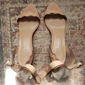 Loeffler Randall Scalloped Block Heel Sandals